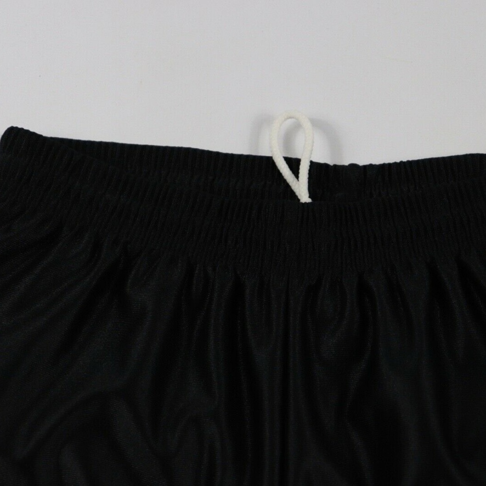 Vintage New Adidas Striped Spell Out Shorts Black - Picture 3 of 6